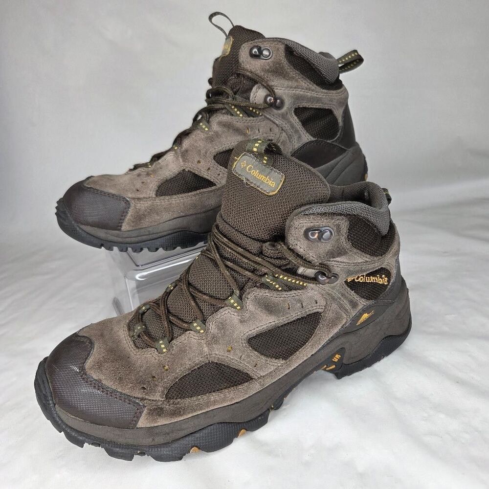 Columbia BM3444-231 Mid Waterproof Hiking Shoes Boots Men Sz 8.5